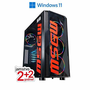 MSGW GAMER i281sg (Intel i5 11400F, 16GB DDR4, 500GB SSD, GTX 1650) Win11H 