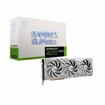 MSI GeForce RTX 4070 Ti SUPER GAMING X SLIM WHITE 16GB DLSS 3