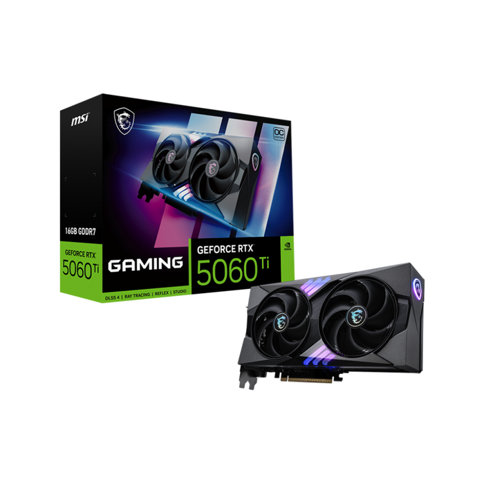 MSI GeForce RTX 5060 Ti Gaming OC, 16384 MB GDDR7-V535-006R