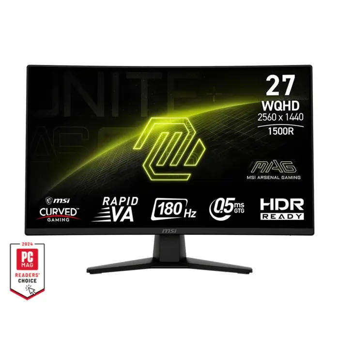 MSI MAG 274CQF Curved Gaming TFT 27" WQHD VA