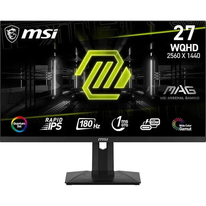 MSI MAG 274QRFDE QD E2, 27 Zoll Gaming Monitor, 180Hz, IPS, FreeSync-9S6-3CC29H-223