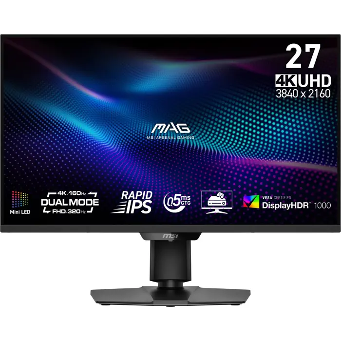 MSI MAG 274UPDFDE E16M computer monitor 68.6 cm (27") 3840 x 2160 pixels 4K Ultra HD LED Black