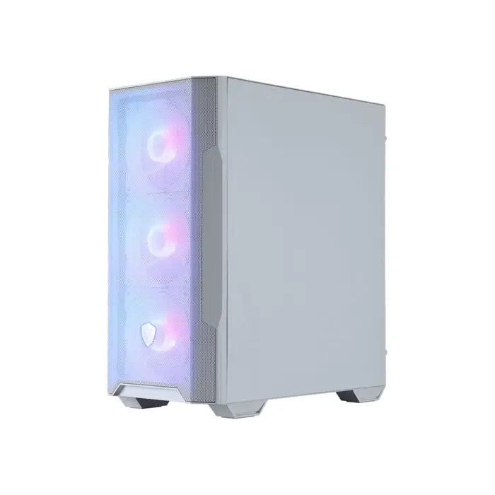 MSI MAG Forge M100R Midi Tower Transparent, White