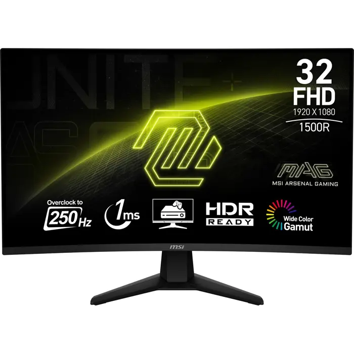 MSI Monitor 31.5" MAG 32C6X FHD 250Hz