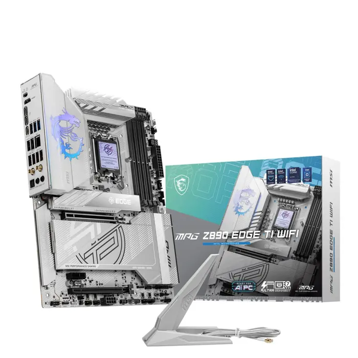 MSI MPG Z890 Edge TI WIFI, Intel Z890 Mainboard - Sockel 1851 - DDR5-7E19-001R