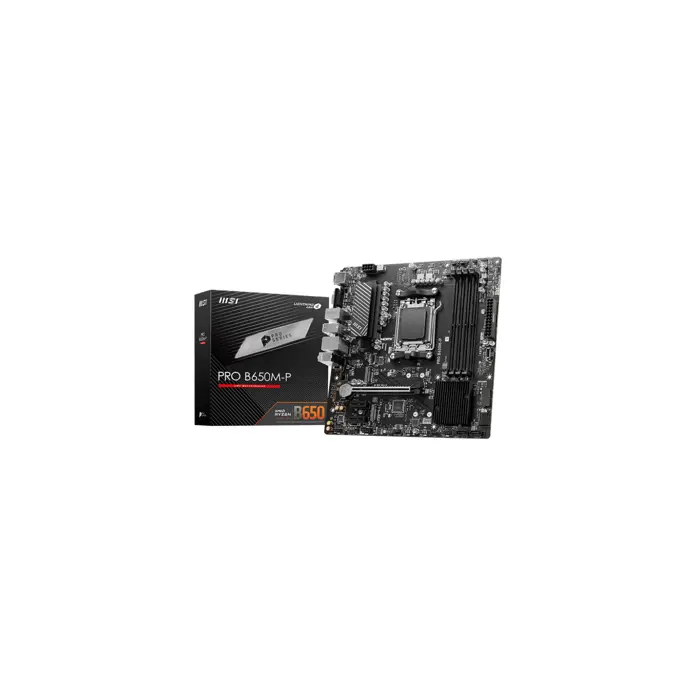 MSI PRO B650M-P motherboard AMD B650 Socket AM5 micro ATX
