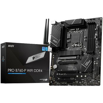 MSI Pro B760-P WiFi DDR4, Intel B760-Mainboard - Socket 1700, DDR4 7D98-001R