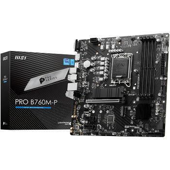 MSI Pro B760M-P, Intel B760 Mainboard - Socket 1700, DDR5 7E02-009R