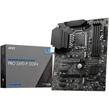 MSI Pro Z690-P DDR4, Intel Z690 Mainboard - Socket 1700, DDR4 7D36-004R