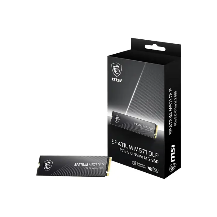 MSI SPATIUM M571 DLP PCIe 5.0 NVMe M.2 4T internal solid state drive 4 TB PCI Express 5.0 3D NAND