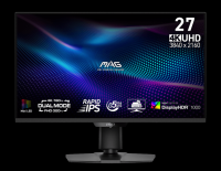 Monitor MSI MAG 274UPDF E16M / 27" / UHD / Rapid IPS / 160Hz / 0.5ms (GtG) / black - adjustable stand - PD 15W