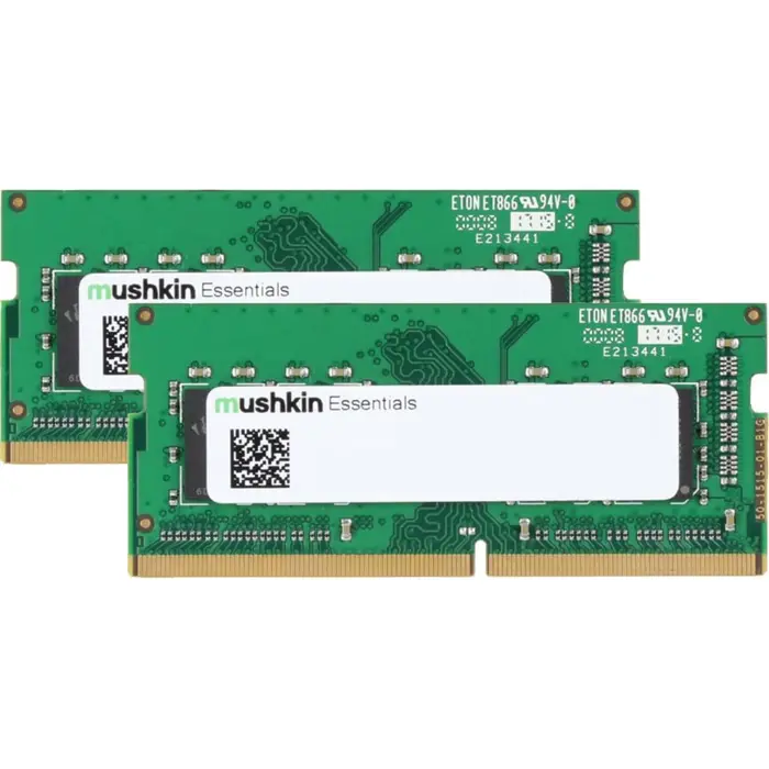 Mushkin DDR4 -32 GB - 3200 - CL - 22 - Dual Kit, RAM (MES4S320NF16GX2, Essentials)