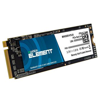 Mushkin Element NVMe SSD, PCIe 3.0 M.2 Typ 2280 - 4 TB MKNSSDEV4TB-D8