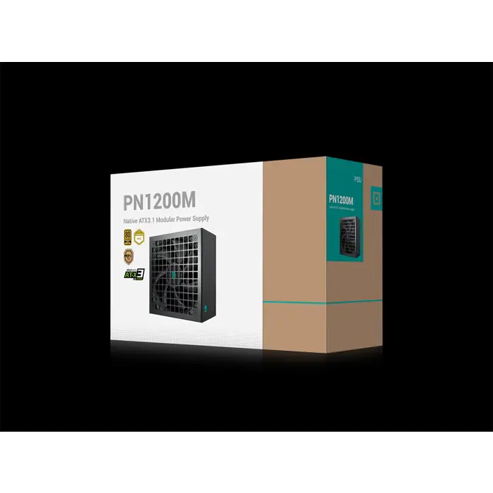 Napajanje  DeepCool PN1200M, 1200W, Modular, 12V-2×6, 80 PLUS Gold, black 