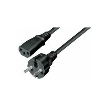 Naponski kabel NaviaTec Schuko IEC 320 C13, black, 1.5m