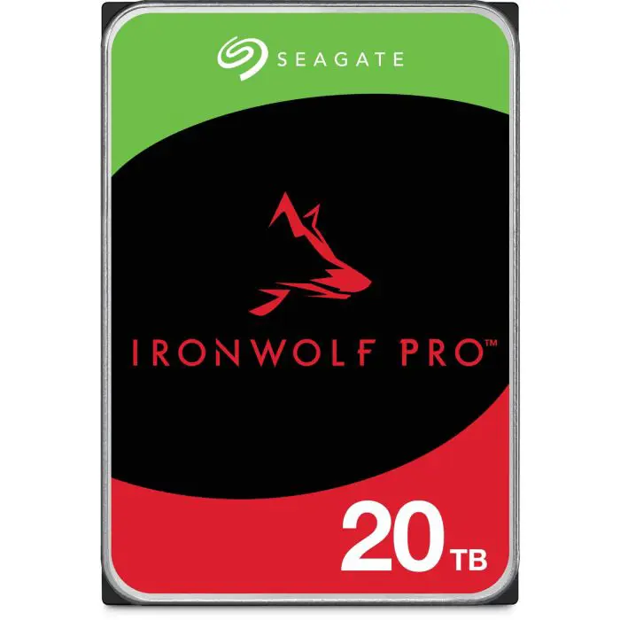 NAS Hard Drive 20TB 7200 256MB SATA3 IronWolf PRO