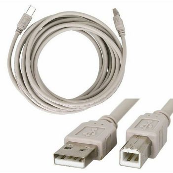 NaviaTec USB A to B, 2m, printer kabel