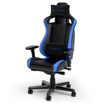 Noblechairs EPIC Compact Gaming Stolica  - crna/karbon/plava NBL-ECC-PU-BLU