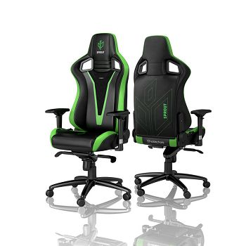 Noblechairs EPIC Gaming Stolica - Sprout Edition - crno/zelena NBL-PU-SPE-001
