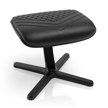 Noblechairs footrest 2 - genuine leather black NBL-FR-RL-BLK