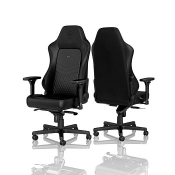 Noblechairs HERO Gaming stolica od prave kože - crna NBL-HRO-RL-BLA