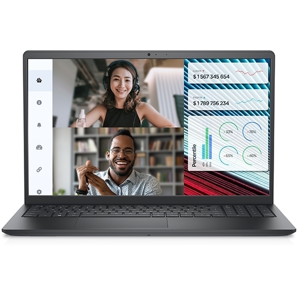 Notebook Dell Vostro 3520 i7 / 16GB / 512GB  SSD / 15,6" / FHD / 120Hz / Windows 11 Pro (Black)