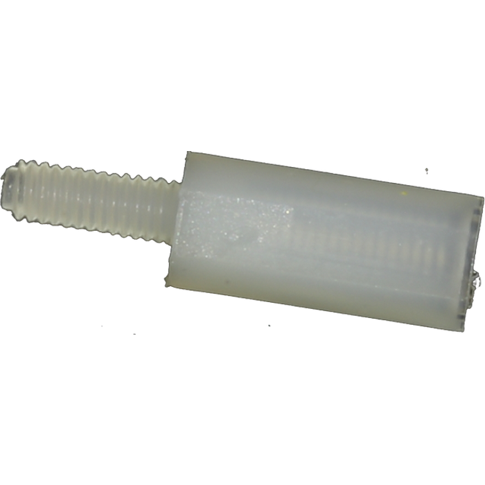 Nylon spacer M2 10 mm, 100 pcs.