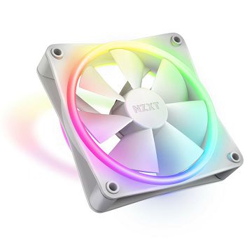 NZXT F120 RGB DUO, PWM, 120mm - white RF-D12SF-W1