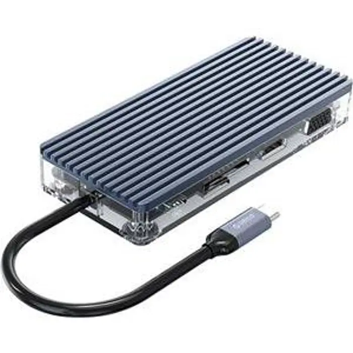 Orico 11 in 1 Type-C docking Station 100W WB-11P-GY-BP 