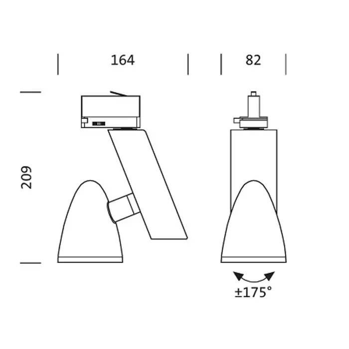 Osram Punctoled Track 32W, 2900lm, 4000K, crni