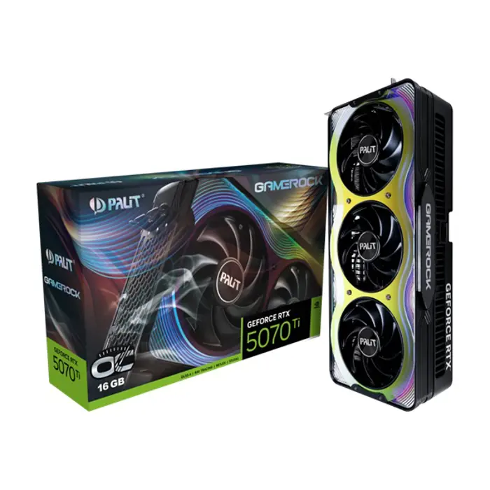 Palit RTX5070TI GameRock OC, 16GB GDDR7