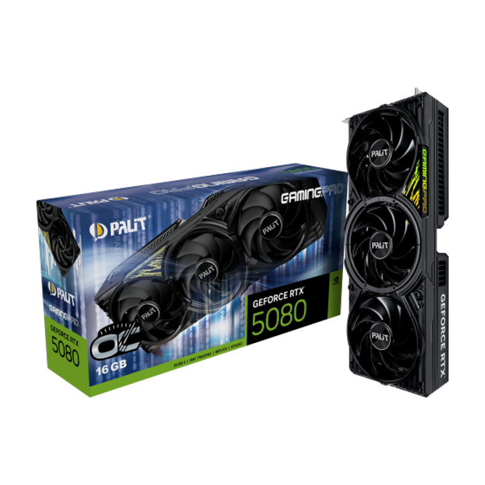 Palit RTX5080 GamingPro OC, 16GB GDDR7
