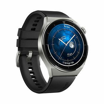 Pametni sat HUAWEI GT 3 Pro Odin-B19S, 46mm Titanium Case, black fluorelastomer strap