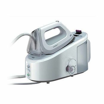 Parna postaja BRAUN IS3044WH, 2400W, 6 bara, 340 g/min, 2 l, bijelo-siva