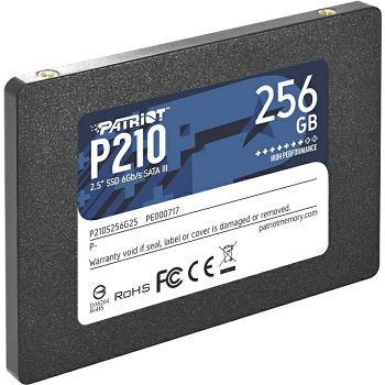 Patriot SSD P210 240GB R530/W400, 256GB, 7mm, 2.5"