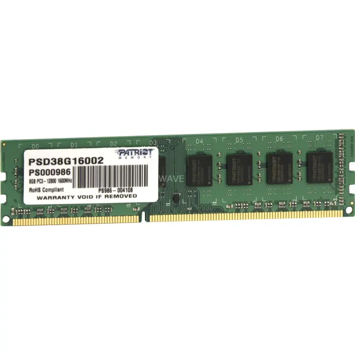 Patriot DDR3 8 GB 1600 CL11 - Signature Line
