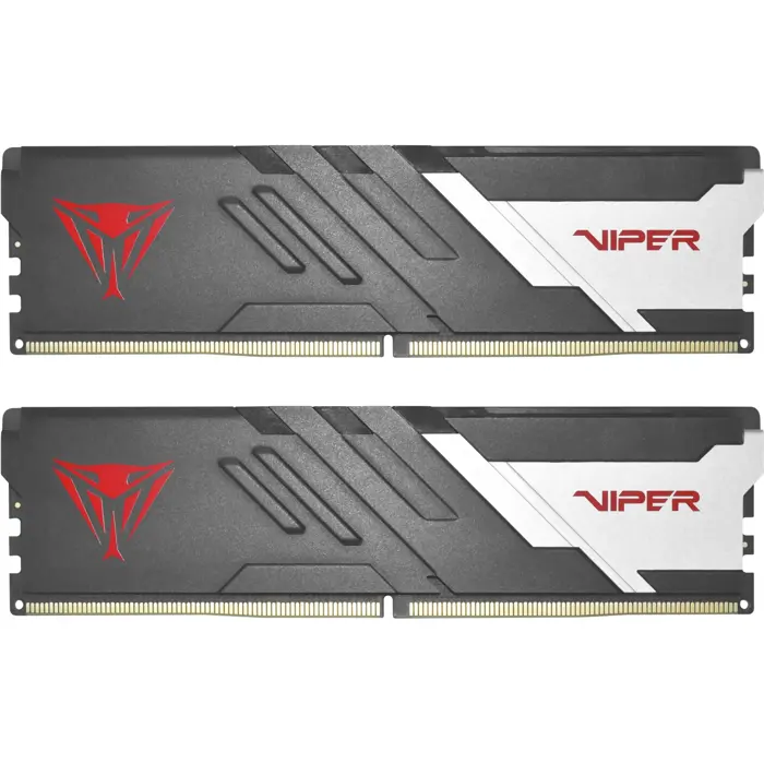 Patriot DDR5 16GB - 5200 - CL - 36 -Dual-Kit - DIMM - PVV516G520C36K, Viper Venom, black/white