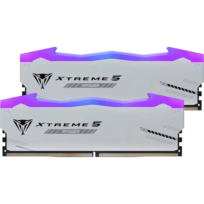 Patriot DDR5 - 32GB - 6000 - CL - 30 (2x 16 GB) dual kit, RAM (black, PVXR532G60C30KM, Viper Xtreme 5 MPower RGB, INTEL XMP, AMD EXPO)