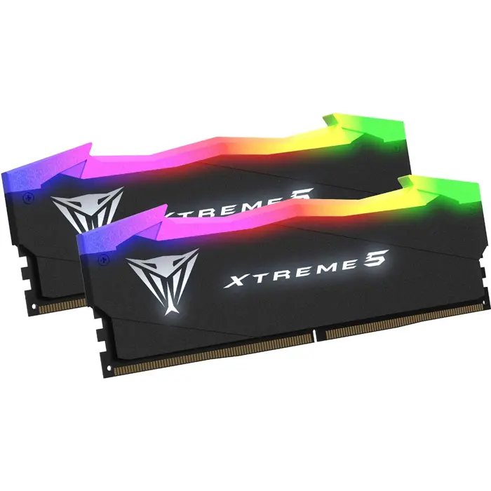Patriot DDR5 - 48GB - 8000 - CL - 38 (2x 24 GB) dual kit (black, PVXR548G80C38K, Viper Xtreme 5 RGB, INTEL XMP)