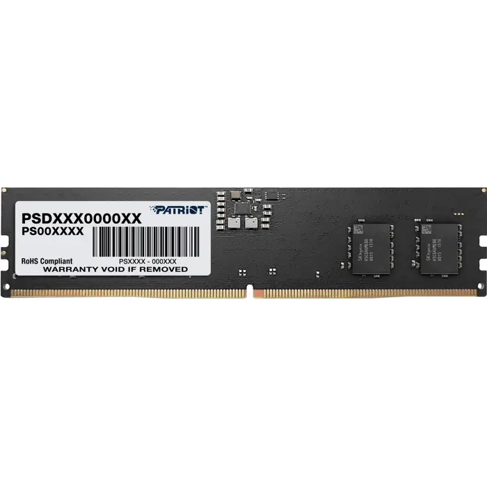 Patriot DIMM 16 GB DDR5-4800, memory (black, PSD516G480081, SIGNATURE LINE)