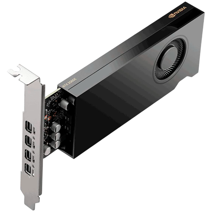 PCI-Express x16 Gen 4.0,Single Slot, 50W16 GB GDDR6 ECC 128-bit,HDCP 2.2 andHDMI 2.0 support with opt. Adapter
