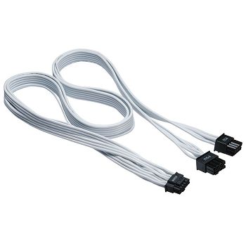 PHANTEKS 2x 8-Pin PCIe to 12VHPWR PCIe 5.0 adapter - white 