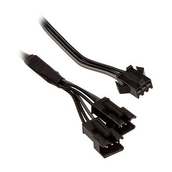 PHANTEKS 3-Pin Digitalni RGB-LED Y-Produžni kabel PH-CB-DRGB3P