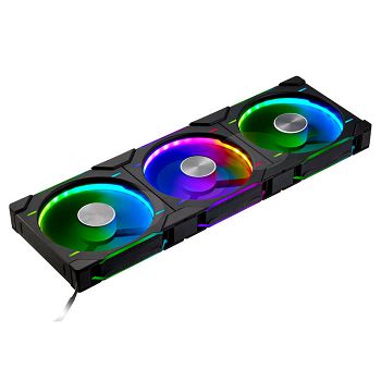 Phanteks D30 PWM Regular Airflow, D-RGB fans, pack of 3 - 140mm, black PH-F140D30_DRGB_PWM_BK01_3P