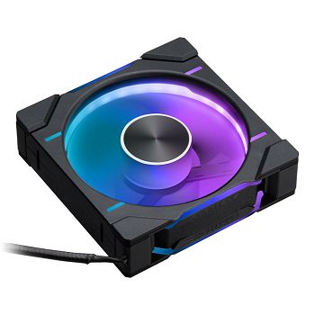 PHANTEKS D30 PWM Reverse Airflow D-RGB Fan - 120mm, Black PH-F120D30R_DRGB_PWM_BK01