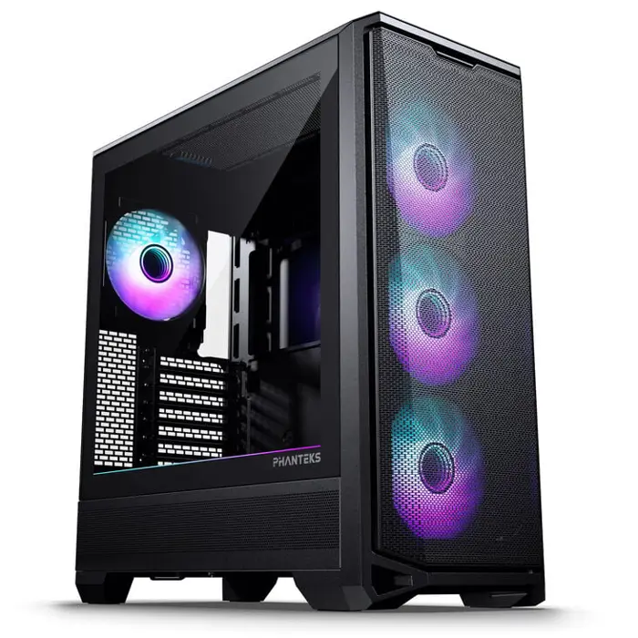 PHANTEKS Eclipse G400A Midi-Tower, Tempered Glass, D-RGB - schwarz-PH-EC400GA_DBK01