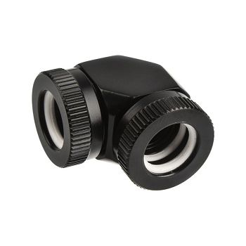 PHANTEKS Glacier Adapter 90 degrees 12mm OD to 12mm OD hard tube, black PH-A90_BK_12