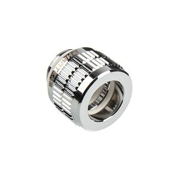 PHANTEKS Glacier connection straight G1/4 inch male to 12mm OD hard tube, chrome silver PH-HTC1210_CR