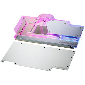 PHANTEKS Glacier G30 Strix inkl. Backplate for ASUS Strix 3080/3090, D-RGB - chrome PH-GB3090ASSRX_CR01_BP