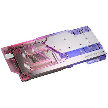 Phanteks RTX 4080/90 vodeni blok sa Backplate-om za Asus, D-RGB - krom PH-GB4090AS_CR01_BP